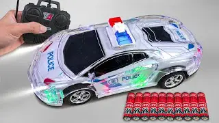 Unboxing Rc  Police City Car, Rc Urban Pick Up, Rc Stunt Drift Car, Train Express