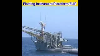 Amazing Ship🤓 Floating Instrument Plateform / FLIP⛵ #shorts #odiafacts