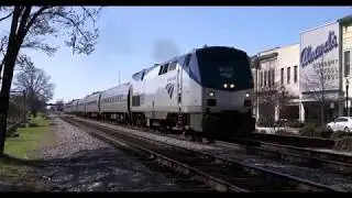 The Atlantic Coast Line (now CSX) in Rocky Mount NC, in 4K