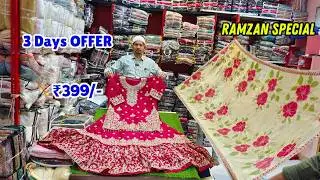 Ramzan Special Wholesale Dress Material Fendi Silk, Russian Plazo, Crunchy Crush, Pakistani Suits |