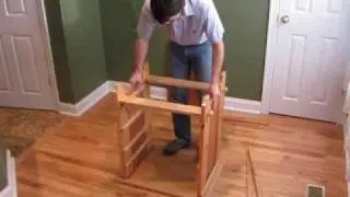 knock down dresser assembly