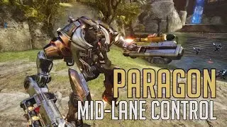 Paragon - Controlling Mid Lane and River Buffs (Howitzer Gameplay Breakdown)