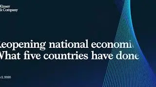 Reopening national economies: What five countries have done