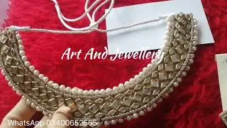Kundan Necklace With Earrings By Art And Jewellery