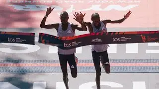 NEW YORK MARATHON HIGHLIGHTS: Photo finish and course record smashed