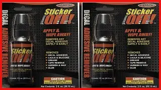 Sticker-Off! Decal Adhesive Remover: Effortless Residue-Free Decal Removal