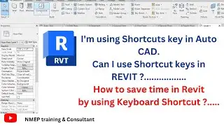 Revit | Revit Keyboard Shortcuts | How to use Shortcut keys in Revit