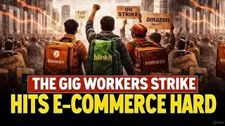 Gig Workers Strike Explained #GigWorkersStrike#GigEconomy#DeliveryPartners#GigWorkers#WorkersRights