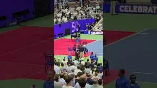 Celebrating 50 years of #equalpay and #billiejeanking  at the @usopen with #michelleobama!