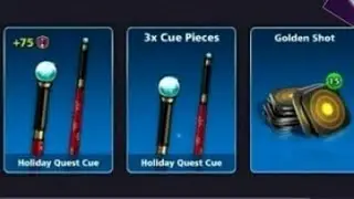 Free Holiday Quest Cue in Your 8 Ball Pool Account 🥰 3 Free Cues Level Max Working?