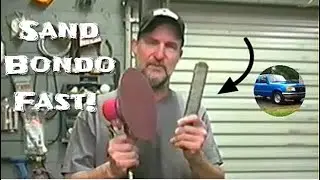 Fastest Way to Sand Down Body Filler:  Bondo Hog, Cheese Grater