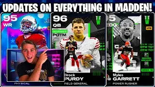 UPDATES ON EVERYTHING IN MADDEN 26! DECEMBER POTM + TOTW WEEK 18 REVEALS! TEAM BUILDERS + MORE!