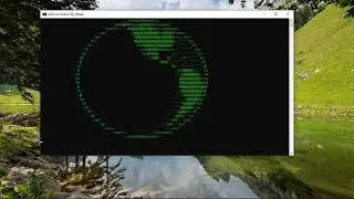 Earth Animation Bat Script