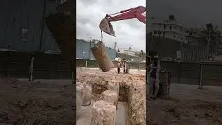 pile foundation liner lifted