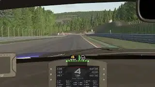 iRacing MUSTANG GT4 at SPA BIKE DRIVER SETUP