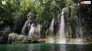 OM MANTRA POWERFULL MEDITATION @ 285 Hz WITH SOUND OF BIRDS, RIVER, WATERFALL | STRESS RELIEF | 2020