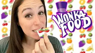 We MADE Wallpaper YOU CAN EAT!! // DIY Willy Wonka Food