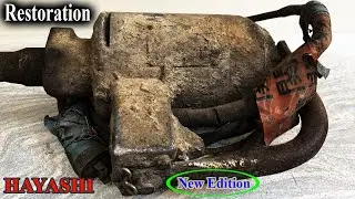 Antique Concrete Vibrator Restoration / Cement Vibrator Rescue/ electric power tools ( 2nd Edition)