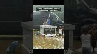 Young Scooter&rsquo;s kids visit his gravesite for Father&rsquo;s Day #shorts