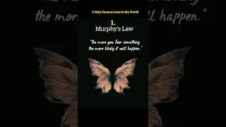 5 Most Famous Laws in the World #technolex #profdrtabrezahmad #quotations #education #leadership