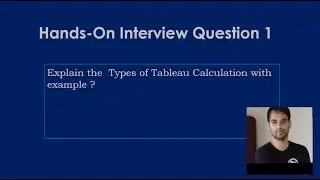 Tableau Interview(Hands-On) Question 1 - Types of Tableau Calculation