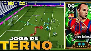 ANDRES INIESTA JOGANDO O FINO DO BIGODE NO EFOOTBALL2026MOBILE 