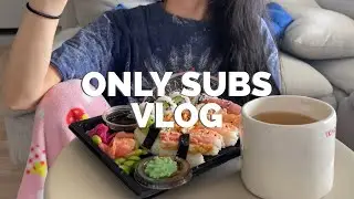 Onlysubs Vlog: homebody eats, chills and sleeps