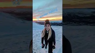 Wainwright's winter walking #hiking #snow #mountains #nature #sunset  #falling #accident