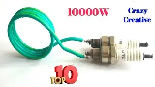 Top 10 amazing 10000w free energy generator with speaker gear use spark plug