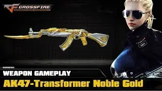 CrossFire VN - AK 47-Knife Transformer Noble Gold