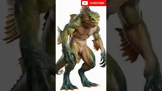 lizard man #alien #shorts #ai #lizard