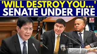 Philippines Senate Live: Caught On Camera! Outburst That SHOOK The Philippines Senate | ET Now