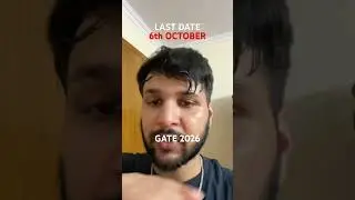 GATE 2026 Last date extended