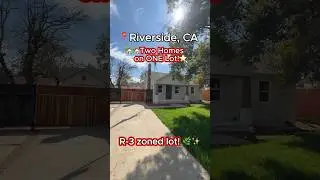 2 Homes on 1 lot for sale in Riverside , Ca for $749,500