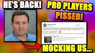 EPIC GAMES OWNER MOCKS PRO PLAYERS AGAIN.. EPIC DOES NOT CARE!