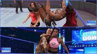WWE 2K22 Smackdown: EC Qualifying Matches - Ember Moon vs Mandy Rose and Carmella vs Bianca Belair