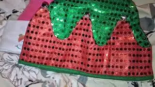 All of my Christmas hats collection.  