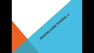RACEING GAME Tutorial 1 in visual studio by code with me