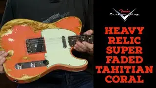 Fender Custom Shop Super Limited Heavy Relic Super Faded Tahitian Coral