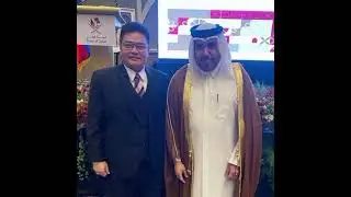 DR. SIEGFRED L. MANAOIS AND HIS EXCELLENCY QATARI AMBASSADOR AHMED SAAD N.A.AL HOMIDO