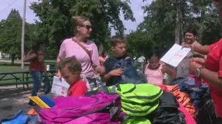 Positively Wisconsin: Green Bay area food truck hosts back to school giveaway with free backpacks an