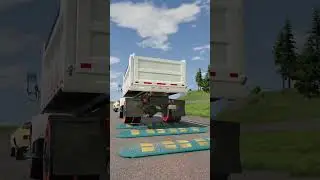 Colorful Cars vs Speed Bumps #44 | BeamNG.drive
