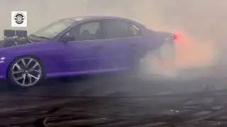 Sydney drag way burnouts tire fire 