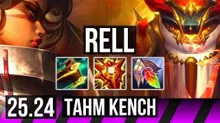 RELL & Kassadin vs TAHM KENCH & Ziggs (SUP) | 4k gold comeback | EUW Master | 25.24