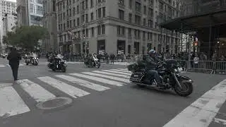 Veterans Day Parade-  Motorcycle riders down Fifth avenue, Nov.11, 2025