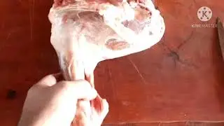 CORDERO patagonico a la parrilla solo brasas y sal bien de campo