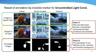 Invisible Marker: Automatic Annotation of Segmentation Masks for Object Manipulation
