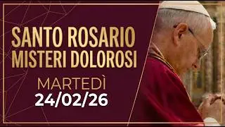 Santo Rosario 24 Febbraio | FERITE CHE NESSUNO VEDE 🩹 (Misteri Dolorosi)