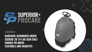 KARCHER SCRUBBER DRIER ISCRUB 20 114 AH AGM SHLF CHRGR PD DRVR - FEATURES AND BENEFITS
