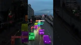 AI Detects Cars in Real Time 🚗 | Smart Traffic Vision #Shorts #shorts